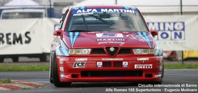 Circuito internazionale di Sarno - Alfa Romeo 155 Superturismo - Eugenio Molinaro